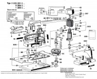 Bosch 0 600 285 003  Belt Sander 220 V / Eu Spare Parts
